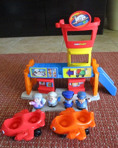 Mattel Little People Airport Playset, Air Traffic Control Tower, People/Planes - 第 1/21 張圖片