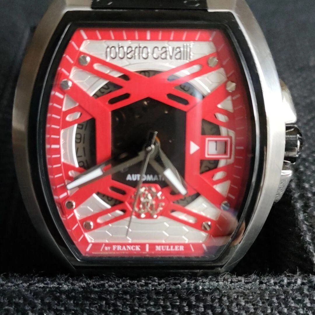 Roberto Cavalli by Franck Muller Automatic Japan Limited Edition Red Men's  Watch