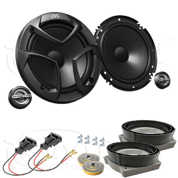 JVC Lautsprecher FüR Audi A2 1999-2005 Front TüR Vorn 2-Wege Kompo 300W #B7K2-image