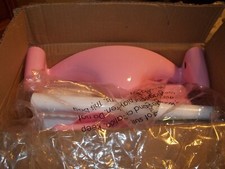 Brinjoy Girls Pink Potty Training seat step stool Foldable