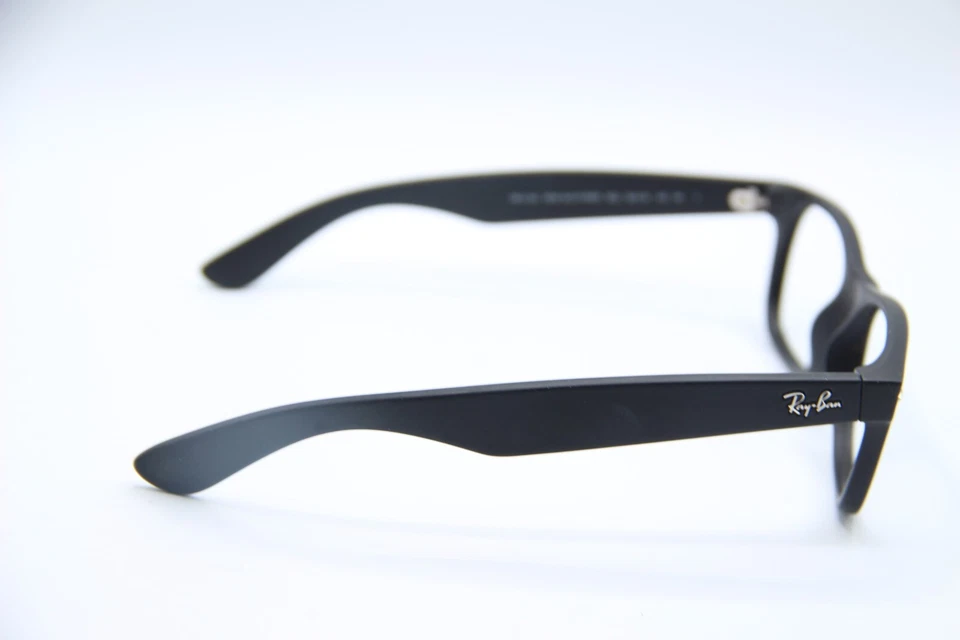 NEW RAY-BAN RB 2132 622 BLACK RUBBER WAYFARER AUTHENTIC FRAMES EYEGLASSES 52-18 - Image 4 of 4