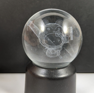 Sanrio Hello Kitty Illuminated Crystal Ball Tanuki YumeTwins box