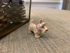 Vintage 1930s Celluloid Scottish Terrier Miniature Figurine
