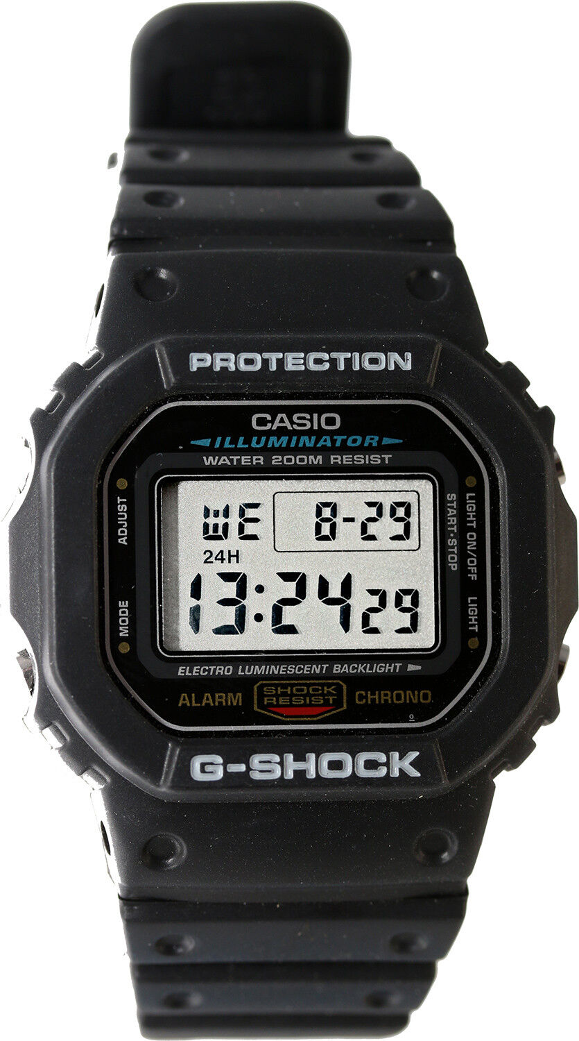 Casio DW-5600E-1V G-SHOCK Mens Black Digital Watch Classic Shock Resistant  New