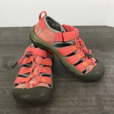 Keen Newport H2 Sandals Kids Size 2 CORAL Slip On Water Shoes