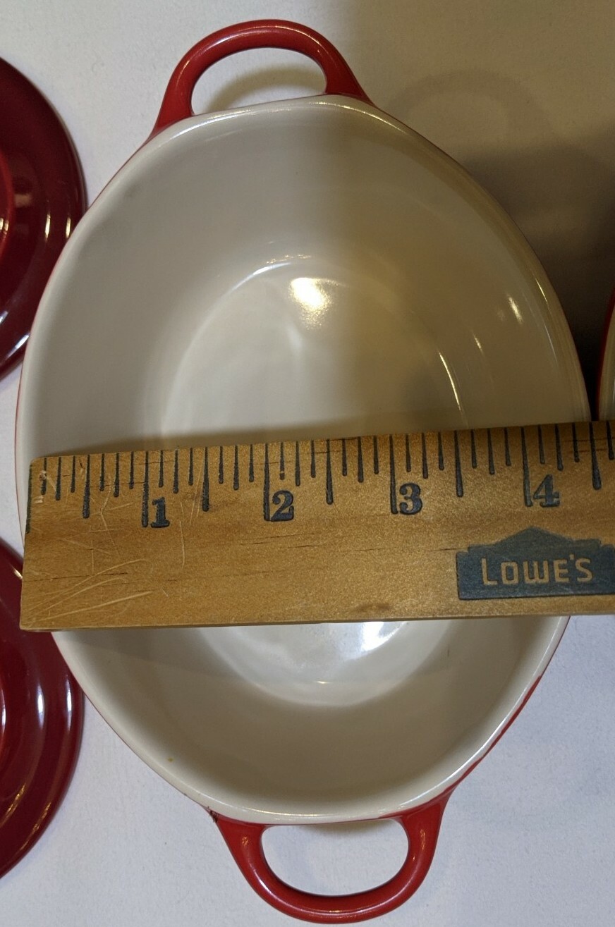 Set of 2 Colorz Tabletops Unlimited Red Dutch Oven eBay