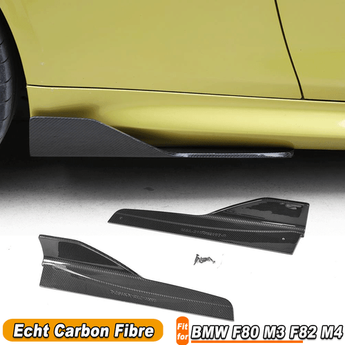 Carbon Seitenschweller Erweiterung WingFlap Side Skirt für BMW F80 M3 F83 F82 M4 - Bild 1 von 11