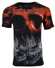 Xtreme Couture by Affliction Men's T-Shirt  T-Shirt BLACK LAGOON Biker MMA