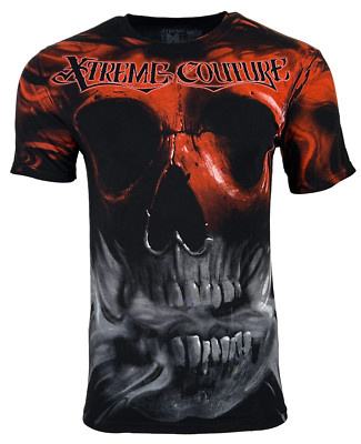 Xtreme Couture by Affliction Men's T-Shirt  T-Shirt BLACK LAGOON Biker MMA