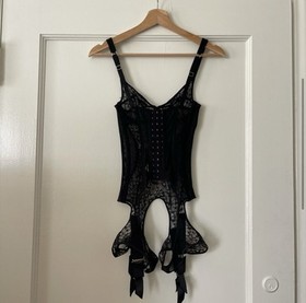 Agent Provocateur Black Lace Basque Corset