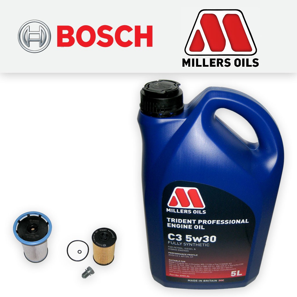 SERVICE KIT SEAT ATECA (KH) 2.0 TDI OIL FUEL FILTERS SUMP PLUG +OIL (2016-2020)