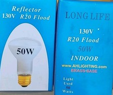 Indoor Long Life 50W R20 Reflector Flood light bulb Brass Base E26