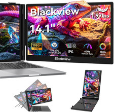 Blackview Laptop Screen Extender 14" 1080P FHD IPS 1080P Portable Monitor