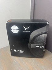 Beyerdynamic DT 770Pro 80 ohm Closed-back Studio Mixing Headphones Limited Blk🔥