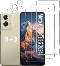  3 3 Pack Moto G Stylus 5G 2024 Screen Protector  Camera Lens Protector,...