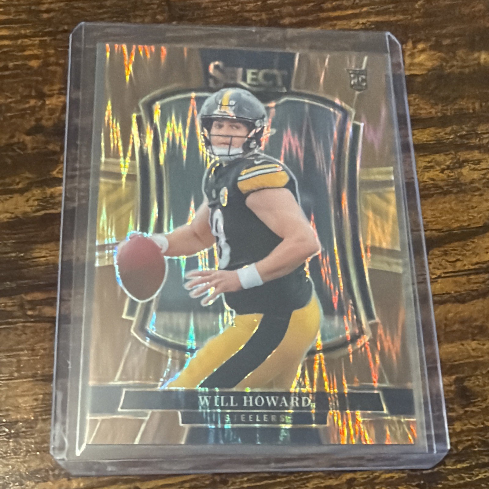 2025 Panini Select - Premier Level Will Howard #152 Copper Shock Prizm /899 (RC)