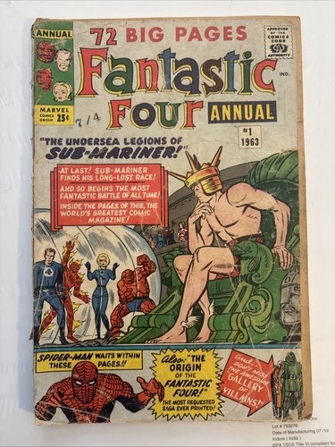 Marvel Lot comic (8)Fantastic Four #1!!1963! Hulk 1965 Lot Silver Age Vintage!