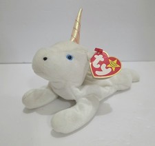 Vintage 1994 TY Beanie Babies “Mystic” The Unicorn W/ GOLD HORN & Tag READ 