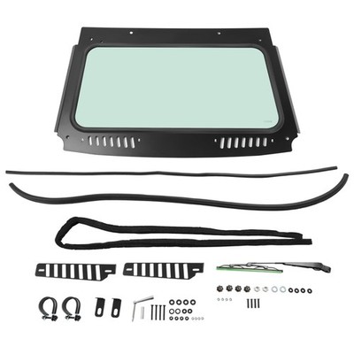 For Kawasaki Teryx KRX 1000 2020-2026 25 Glass Front Windshield w