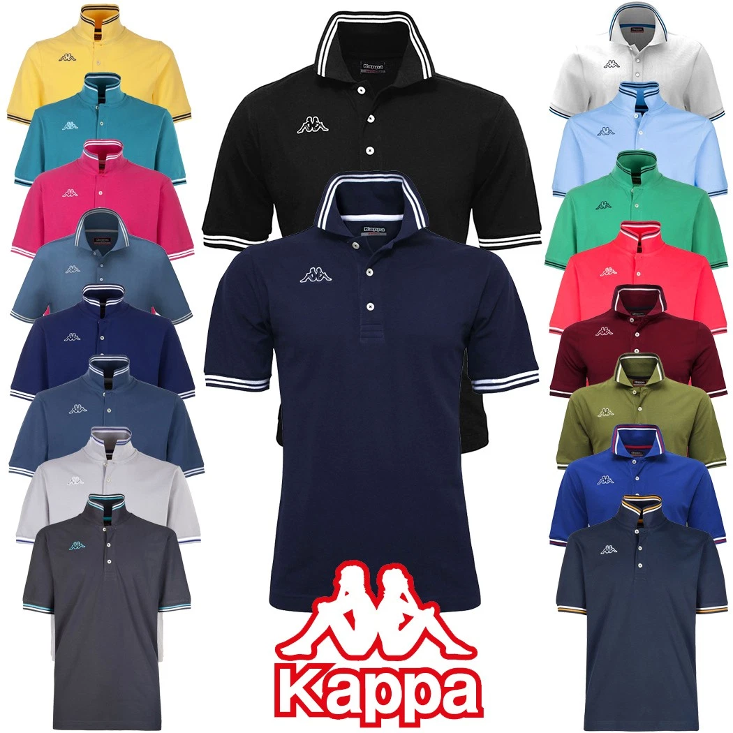 Kappa T-Shirt Uomo Manica Corta In Cotone, Blu, Con Logo ZOBI, Girocollo, Taglia M, Per Training E Tempo Libero - 2