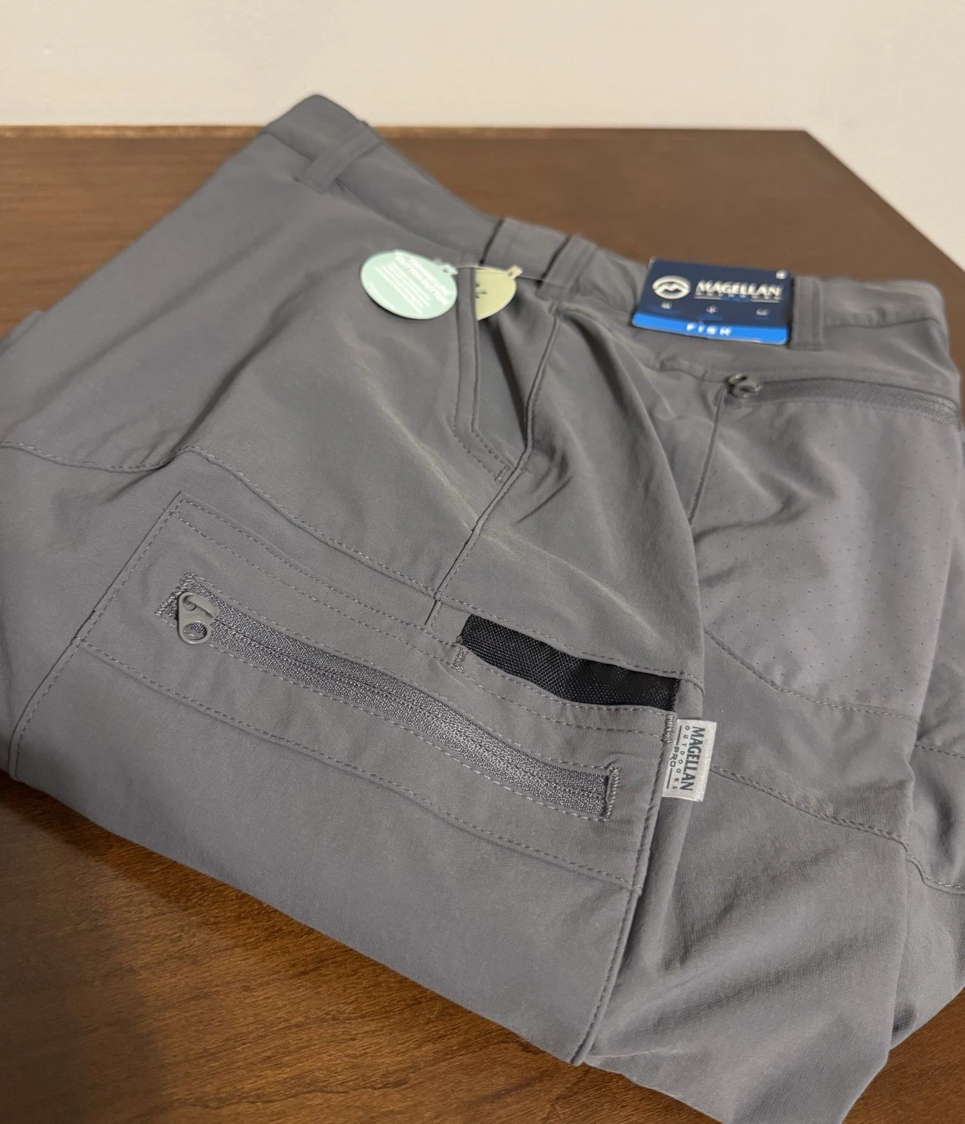 Magellan Women’s Fish Gear Pro Angler Tech Fishing Pant Grey Sz Small