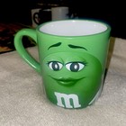 M&M's Green Girl Coffee Mug Cup 2016 Mars Candy Ceramic Large 16oz  — photo 3