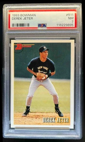 1993 Bowman Derek Jeter Rookie RC #511 Yankees PSA 7