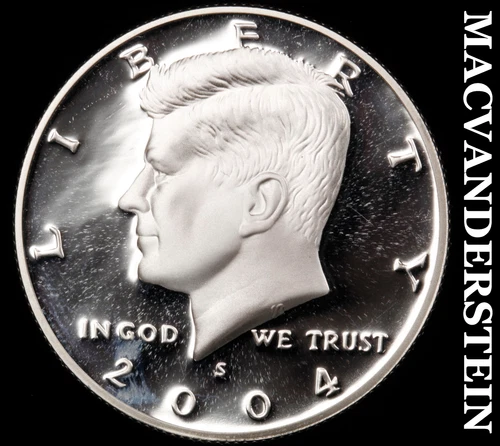 2004-S Kennedy Half Dollar- Silver Choice Gem Proof Luster No Reserve #i7466