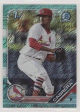 2019 Bowman Chrome Prospects Aqua Shimmer Refractor 97/125 Genesis Cabrera y0i