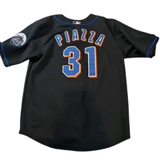 Y2K Kids Rawlings Mike Piazza New York Mets Vintage Baseball Jersey Size 18/20