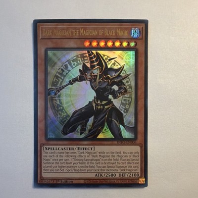 Konami Yu-Gi-Oh! Dark Magician the Magician of Black Magic INFO-EN006 UR 1st