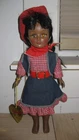 Vintage Effanbee Plastic African American Country Cowgirl Doll AA