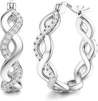 Ohrringe Silber 925 Creolen Ohrringe Gold Silber FüR Damen