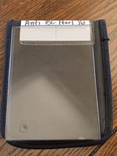 Tiffen Antique Black Pearlescent 1/4 4x5.65 Diffusion Filter PRISTINE