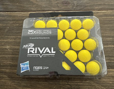 Nerf Rival Precision Battling Round Refill 25 Pack Yellow Hasbro High Impact NOS