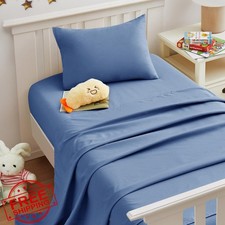 Yvrcen Toddler Sheets Dusty Blue 3pc