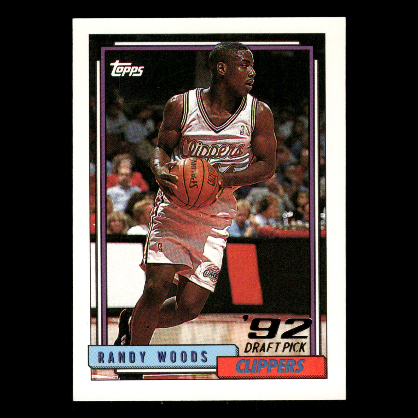 Randy Woods Rookie #272 1992-93 Topps Los Angeles Clippers Basketball Card NBA