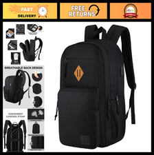 Anti-Theft Laptop Backpack with USB Port, Water-Resistant Travel Bag for College