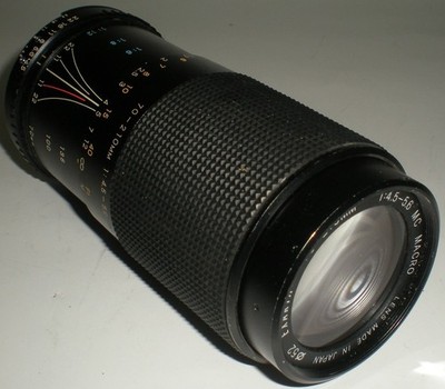 CAMERA PHOTOGRAPHY LENS EXAKTA AUTO ZOOM F=70-210MM MACRO 1:4.5-5.6 JAPAN