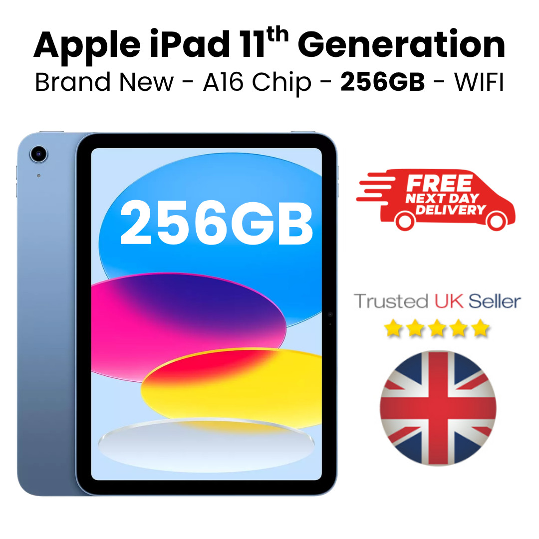 Apple iPad 11th Generation 2025 A16 Chip 256GB WiFi Brand New Sealed (Blue)