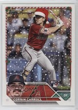 2023 Topps Holiday Variation SP Variation Corbin Carroll #H113 17br