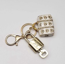 Authentic Louis Vuitton Lock Key Gold Unbranded Keychain Bag Keycharm