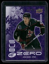 2024-25 Upper Deck Ice Josh Doan - Utah Hockey Club #SZ-JD Sub Zero Rookie /699