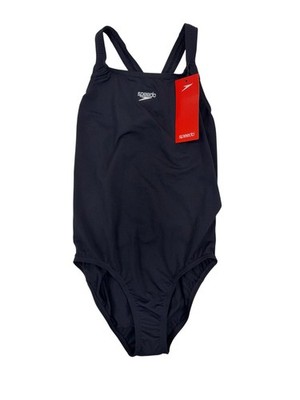 Speedo Girls Endurance+ Medalist - Badeanzug Mädchen in schwarz Gr. 15-16 Jahre