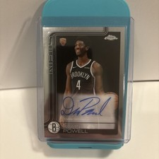 2025-26 Topps Chrome - Rookie Autographs Drake Powell #TCAR-DP (AU, RC)