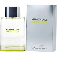 Men Kenneth Cole Reaction 3.4oz 100ml EDT Spray / New In Box