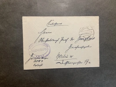 Germany 1918 cover with KD Feldpost cancel A. O. K. 4 hand stamp - Image 1 of 2