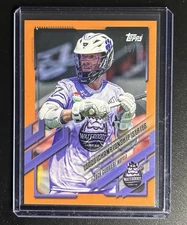 2021 Topps PLL Lacrosse ZACH CURRIER Orange Parallel RC 05/10