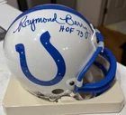 Raymond Berry  AUTOGRAPHED Baltimore Colts  Mini Helmet With HOF  COA
