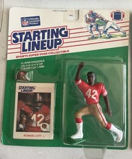 1988 Starting Lineup Football Ronnie Lott San Francisco 49'ers Figure In Package
